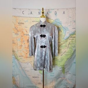 Vintage Satin Asian  Brocade Jacket